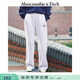Abercrombie & Fitch美式復古抓絨經(jīng)典LOGO直筒運動(dòng)衛褲長(cháng)褲25秋冬女裝147-5115 銀灰色 L (165/84A)