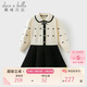 戴維貝拉（DAVE＆BELLA）女童連衣裙秋裝兒童針織裙學(xué)院風(fēng)裙子秋冬公主裙