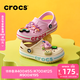 卡駱馳（CROCS）貝雅卡駱班兒童洞洞鞋沙灘鞋男女童包頭拖鞋/207018/207019 芭蕾粉/糖果粉-6TG 35 (215mm)