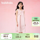 巴拉巴拉女童裙子兒童連衣裙2025夏裝中大童無(wú)袖裙子甜美208225111024