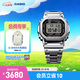 卡西歐（CASIO）G-SHOCK GMW-B5000卡西歐小方塊運動(dòng)手表防水手表 【禮物】 GMW-B5000D-1PRN太陽(yáng)能