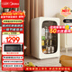 美的（Midea）可愛(ài)多96升冰吧冷藏家用客廳小冰箱辦公室冰吧茶葉飲料水果蔬菜保鮮柜小型紅酒柜JC-96GMR國家補貼