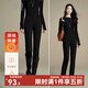 晚白【新品】冬款時(shí)尚鉛筆褲加絨彈力緊身休閑褲女 黑色 28