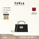 芙拉（FURLA）【禮物】1927牛皮迷你女士單肩手提斜挎包鏈條包小芙袋 黑色