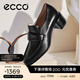 愛(ài)步（ECCO）樂(lè )福鞋女 商務(wù)優(yōu)雅淺口正裝單鞋粗跟高跟鞋女 型塑291903 黑色29190301001 37
