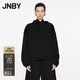 JNBY/江南布衣秋冬連帽衛衣女簡(jiǎn)約寬松套頭上衣休閑純色5O0410810