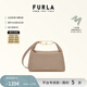 芙拉（FURLA）【禮物】TEIA牛皮大號女士百搭休閑手提包單肩斜挎包通勤包 巖石灰