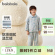 巴拉巴拉家居服套裝冬季加厚法蘭絨男女童睡衣加絨保暖可外出208424171210