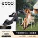 愛(ài)步（ECCO）涼鞋女 一字式扣帶優(yōu)雅媽媽百搭透氣粗跟高跟鞋 雕塑222793 黑色22279301001 36