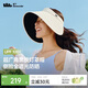 蕉下（beneunder）燈罩帽大帽檐遮陽(yáng)帽女黑膠防曬帽全臉遮陽(yáng)空頂帽太陽(yáng)帽BM563米