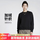 耐克（NIKE）女運動(dòng)服冬季加絨套頭衛衣醒目外觀(guān)DQ5752-010 黑色 L 