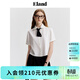 ELAND衣戀白色短袖襯衫女蝴蝶結領(lǐng)帶雪紡衫上衣夏季新款 象牙白/白色(39)Ivory S 160