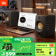 JBL CM500立體聲藍牙音箱音響 桌面電腦臺式機家用音箱無(wú)線(xiàn)有源監聽(tīng)HIFI游戲音響 生日禮物男生 黑色