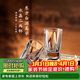 青蘋(píng)果加厚水晶玻璃白酒杯二兩杯 加厚玻璃分酒器家用100ml酒盅6只