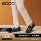 愛(ài)步（ECCO）豆豆鞋男 樂(lè )福鞋一腳蹬皮鞋牛皮男鞋 S輕巧莫克540514 HL 黑色54051401001 40