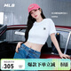 MLB短袖男女情侶純色簡(jiǎn)約休閑圓領(lǐng)T恤時(shí)尚新款3ATSB0253-50WHS-M