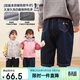 LUSON小o爸嬰童 男女寶寶牛仔褲加絨保暖2025冬季嬰兒加厚直筒長(cháng)褲子