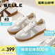 百麗內增高復古德訓鞋女26春夏商場(chǎng)休閑板鞋D5M1DAM6 米色/灰 39