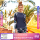 范德安（BALNEAIRE）女士高端花漾系列泳衣防曬海邊遮肚顯瘦溫泉長(cháng)袖兩件套83232 XL