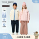 Teenie Weenie  Kids【小吐司輕羽絨】小熊童裝冬中性三防羽絨服 香草小吐司（米白色） 120