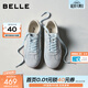 百麗（Belle）星空糖德訓鞋女26夏新款商場(chǎng)舒適薄底阿甘運動(dòng)休閑鞋F4H1DBM6預售 藍色 38