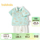 巴拉巴拉男童短袖套裝嬰兒夏裝2025兩件套時(shí)尚潮【商場(chǎng)同款】200225119111