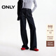ONLY2025夏季新款提臀約克線(xiàn)剪裁高腰喇叭褲牛仔褲女|125332088 J37 1000洗水藍牛仔 M M褲長(cháng)減短