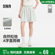 森馬（Semir）休閑褲女夏季寬松垂墜感打褶肌理奶芙短褲松緊腰松101325125016