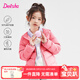 笛莎（DEESHA）童裝女童輕薄羽絨服2025秋冬新款女寶寶短款三防輕盈保暖外套 櫻桃紅 130 【充絨量：48.8g】