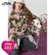 妖精的口袋復古迷彩毛絨絨毛衣女2025年秋冬新款寬松仿狐貍毛上衣 復古迷彩色 M