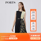 PORTS寶姿春夏新品女裝正常小領(lǐng)型無(wú)袖中長(cháng)連衣裙LM8D176LWT004 黑色 M (6)