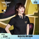 BOY LONDON春夏女款黑白純棉修身短袖T恤簡(jiǎn)約純色針織休閑風(fēng)W01247 黑色 S