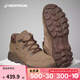 迪卡儂登山鞋戶(hù)外徒步鞋防水靴男爬山輕便防滑雪地運動(dòng)旅游鞋 棕色 40