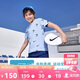 NIKE3BRAND 耐克吸濕透氣短T+短褲2件套25年夏季男女童滿(mǎn)印彈力套裝