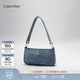 Calvin Klein女包時(shí)尚小眾休閑優(yōu)雅通勤風(fēng)ck金屬字母牛仔單肩包腋下包禮物