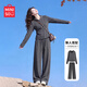 名創優品（MINISO）休閑套裝女2026新款春季穿搭糯米衛衣直筒褲寬松顯瘦運動服一整套