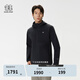 KOLON SPORT/可隆戶(hù)外軟殼衣 男士防風(fēng)透濕GTX抓絨連帽夾克 LHWJ5WN087-BK 黑色 M 170/92A