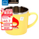 樂(lè )扣樂(lè )扣（LOCK&LOCK）兒童餐具進(jìn)口不銹鋼小學(xué)生牛奶杯卡通杯子帶手柄水杯250ml
