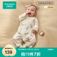 全棉時(shí)代嬰兒連體服雙層紗布蝴蝶衣純棉新生連體寶寶衣服睡衣春夏四季 針織-漫游棉田 66cm （3-6月）