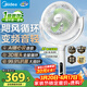 美的（Midea）【3D搖頭】直流變頻輕音落地空氣循環(huán)扇家用臥室凈化換氣扇語(yǔ)音遙控電風(fēng)扇大風(fēng)力一級能效GDJ24WYJ