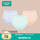全棉時(shí)代【3條裝】女士5A級/7A級抗菌內褲中腰三角褲純棉抑菌女生內褲 【修身高腰】香薰紫+淺碧藍+裸粉 XL (170)