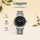 浪琴（LONGINES）瑞士手表 時(shí)尚系列 男士鋼帶機械表L49224526