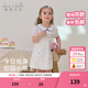 戴維貝拉（DAVE＆BELLA）新款夏裝女寶寶碎花連衣裙洋氣女童裙子純棉兒童公主裙童裙 小碎花印花【現貨】 90 cm（建議身高80-90cm）