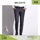 Brloote/巴魯特休閑西褲男 商務(wù)休閑男士花紗九分褲修身西褲 秋裝 灰色 36 (180/92A)