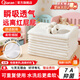 洽苒日本嬰兒尿布新生兒專(zhuān)用純棉可洗紗布防漏尿片四季透氣寶寶介子布 純棉紗-含尿布扣 10條裝 【透氣-吸水-速干】