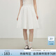 范思藍恩范思藍恩減齡百搭A字蓬蓬棉感半身裙2025春裝新款百搭裙子1052 白色 M