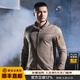 龍牙三代幻刃輕量抓絨外套男戶(hù)外休閑運動(dòng)機能開(kāi)衫外套夾克外衣秋冬 鱷色 M 175/96A 141-155斤