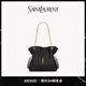 YSL圣羅蘭 女士JAMIE SHOPPING小號羊皮革托特包 黑色 U