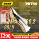 彪馬Puma Nitro100 2代千呼萬(wàn)喚始出來(lái) 田徑精英彪馬男女厚底短跑釘鞋 金色榮耀Nitro 100 2/312243-01 41