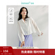 茵曼（INMAN）萊賽爾防曬襯衫2025夏女裝新款輕薄遮陽(yáng)罩衫開(kāi)衫外套上 云朵白 S